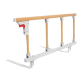 Maxbell Bed Rails for Elderly Adults Safe Nonslip Utility Bedside Assist Rail Handle Wood Grain