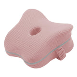 Maxbell Knee Pillow Breathable Comfortable Pregnancy Leg Pillow for Hip Home Bedroom pink