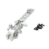 Maxbell 1:16 RC Car Gearbox Cover Metal Rear for 16209 16210 Hobby Car DIY Accessory Silver