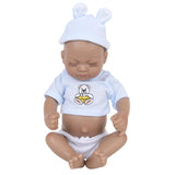 Handmade 11inch Reborn Infant Doll Realistic Newborn African Baby Doll Model