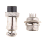 Maxbell Pair GX16 7 Pins Waterproof Male Female Panel Metal Aviation Wire Connector - Aladdin Shoppers