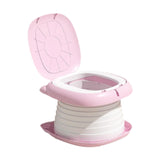 Maxbell Baby Potty Chair Garbage Bag Slot Travel Nonslip Multifunction Potty Seat pink