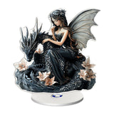 Maxbell Desktop Ornament Fairy and Dragon Tabletop Decor for Table Centerpiece Shelf