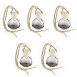 Maxbell 5Pcs 10ml Empty Perfume Bottle Car Hanging Pendant Home Decor Pumpkin