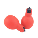 Maxbell 2Pcs Hand Squeeze Whistles Coaches Whistles for Home School Coaches Referees Red
