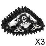 Maxbell 3x1:10 RC Crawlers Tire Track Wheels Sandmobile Conversion Snow Tyre for SCX10