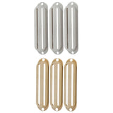 Maxbell 2 Sets Plastic Dual Hot Rail Humbucker Pickup Covers for Electric Guitar