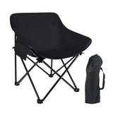 Maxbell Folding Camping Chair Portable Foldable Chair for Backpacking Fishing Picnic Black