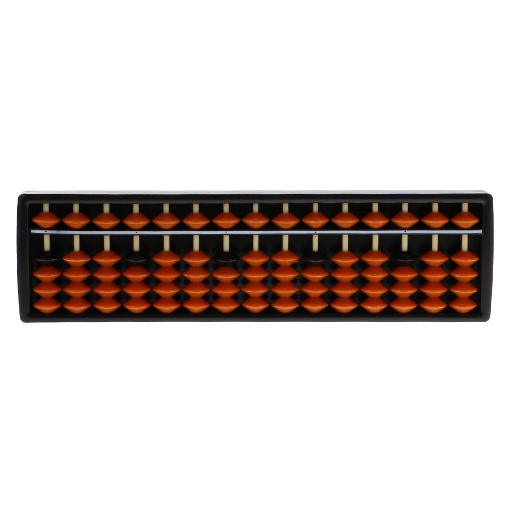Maxbell Maxbell 15 Rods Plastic Beads Column Abacus Arithmetic Toy Soroban Calculating Tool Math Learning Aid Number Counting Toy Developmental