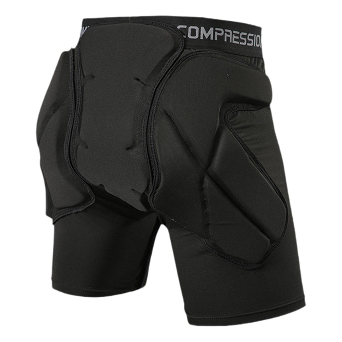 Padded Pants Tailbone Protector 3D Hip Protection for Skate Skiing Snowboard Black M