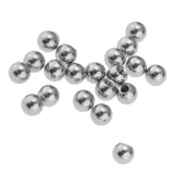 Maxbell 20PCS Stainless Steel Piercing Jewelry Replacement Ball 1.2X3mm Steel Color - Aladdin Shoppers