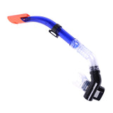 Maxbell Maxbell Semi Dry Snorkel, Snorkel Swimming Diving Snorkeling Equipment Snorkel Dark Blue