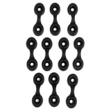 Maxbell 10x Loops Pad Eye Buckle + 4x Fixed Buckle Mooring Deck Fitting Kayak Boat