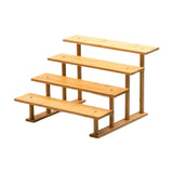 Maxbell Display Riser Multi Tiers Riser Display Shelf for Figurines Dolls Sculptures 4 Tier 33 cm