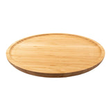 Maxbell Round Serving Tray Dining Easy to Use Fruit Tray for Countertop Kitchen Home
