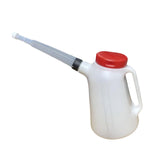 Maxbell Oil Measuring Container with Cap Oil Pot with Scale Automotive Oil Dispenser black ring