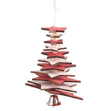 Maxbell Christmas Tree Hanging Ornament Holiday Tree DIY Crafts Star_Red
