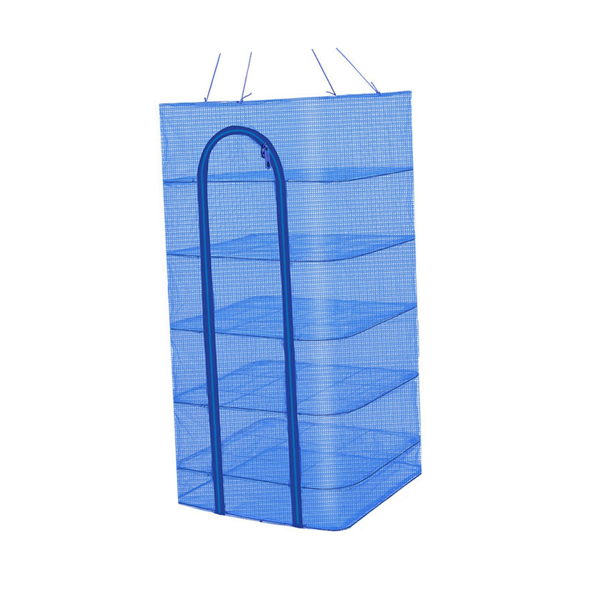 Maxbell Foldable Drying Fishing Net 5 Tier Drying Cage Net for Clothing Indoor Fruit Style B
