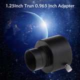 Maxbell 0.965inch to 1.25inch Telescope Eyepiece Adapter (24.5mm to 31.7mm) + Filter