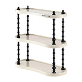 Maxbell Counter Organizer Stand Makeup Organizer Countertop for Bathroom Living Room Rectangle 3Layer16cm