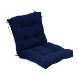 Maxbell Outdoor Seat Back Chair Cushion Rocking Seat Cushion for Balcony Living Room Navy Blue