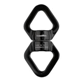 5pcs Safety Swivel Rope Connector Device for Climbing Aerial Dance Black