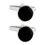 Maxbell 6x2x Black Men Cufflinks Cuff Links for Dress Shirt Formal Ceremony Graduation