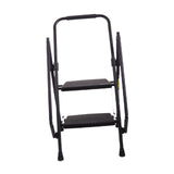 Maxbell 2 Step Ladder Anti Slip Pedal with Handgrip Heavy Duty for Home Kitchen