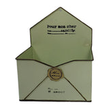 Maxbell Chic Metal Wall Planter Creative Iron Wall Vase for Indoor Outdoor Wall Home Green