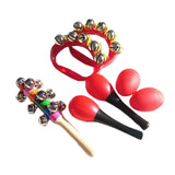 Maxbell Montessori Percussion Instrument Develops Motor Skills for Babies Party Toys Red