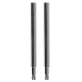 Maxbell Maxbell 2pcs Cycling Bike Bicycle Presta Valve Extensions Extender 60mm Silver