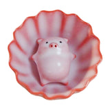 Maxbell Ceramic Tea Cup with Tea Pet Traditional for Teahouse Restaurant Living Room Style D