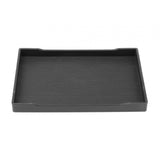 Maxbell Reptile Water Bowl Decorative Reptile Feeder for Frog Bearded Dragon Hamster L black