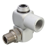 Maxbell 4x Universal Pneumatic Connector Air Pipe Adapter 360 Degree Rotation Tool