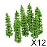 Maxbell 12xModel Fir Tree Train Plastic Trunks Set Scenery Landscape HO N - 10PCS