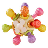 Maxbell Baby Teething Ball Baby Teething Toys for Girls Boys Toddlers Gifts Yellow