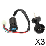 Maxbell 3xKey Ignition Switch for Super Pocket Dirt Bike ATV Scooter