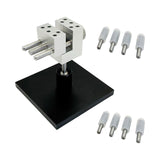 Maxbell Mini Table Vise Miniature Workbench Vise for Jewelry Model Figures Sculpture 8 Clamp rod and base