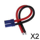 Maxbell 2x5.5mm Banana Plugs EC5 Battery Female Connector Adapter for 10AWG Wrie