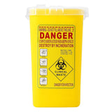 Maxbell 2x Sharps Container Biohazard Needle Disposal  Tattoo Waste Bin 1L