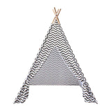 Kids Teepee for Indoor Outdoor Hut Playhouse for Parties Backyard Parks Stripe