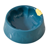 Maxbell Cat Bowl Pet Feeder Bowl Dish Drinking Travel for Small Food Water Bowl blue