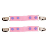 Maxbell 2 Pack Children's Dapper Snappers Toddler Adjustable Belt Pink
