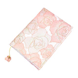 Maxbell A5 Book Cover Fabric Notebook Sleeve for Paperback Hardcover Pink