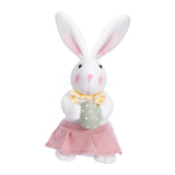 Maxbell Bunny Rabbit Plush Stuffed Animal Plush Rabbit Doll for Easter Kids Children egg