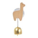 Maxbell Shopkeepers Bell Ornament Creative Hanging Door Bell for Home Backyard Store Alpaca