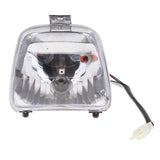 12V 35W Beam Headlight DRL Clear Head Lamp for 50 70 90 110cc Scooter ATV - Aladdin Shoppers