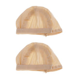 Maxbell 2 PCS Doll Practical DIY Wig Headgear for 18 inch Nude Color - Aladdin Shoppers