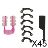 Maxbell 45x3 Pair Plastic 3D Nose Shaper Corrector Lifting Bridge Straightening Beauty