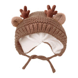 Maxbell Baby Winter Hat Lightweight Knitted Hat for Toddlers Children Girls Boys Brown